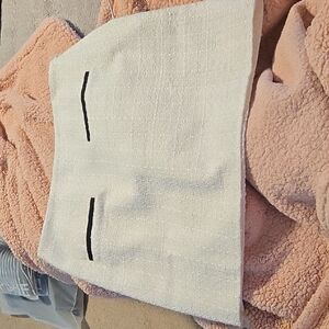 LOFT Cream Tweed Skirt with Subtle Black Details SZ 10 NWT